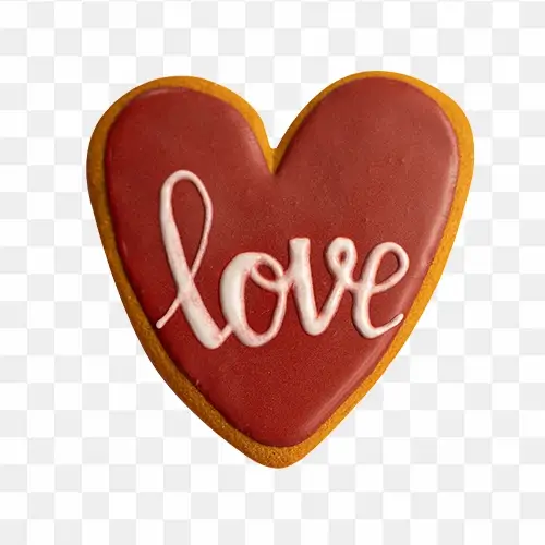 Love biscuits for Valentines Day png
